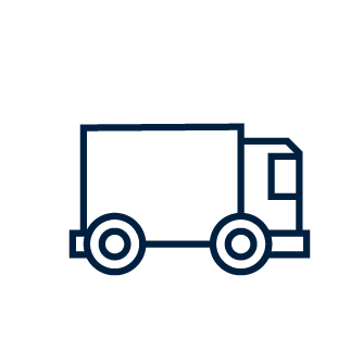 commercial truck icon