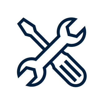 Icon of Wrench and Screwdriver