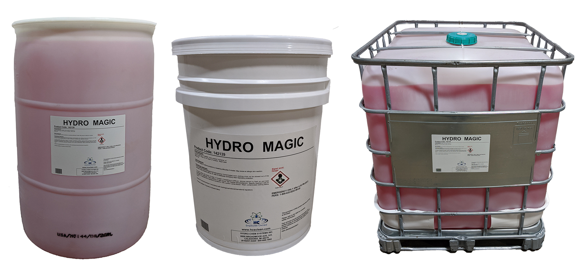 Hydro Magic Brush Truck Wash Soap Barrel Tote Pail